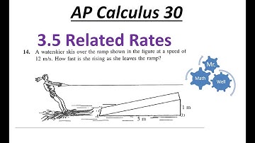 Calculus 30 3.5 (#14) Related Rates Example