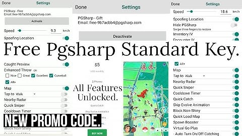 Pgsharp Standard Key For Free | Unlock All Pgsharp Features | Quick Catch Features Unlock Pgsharp