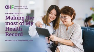 Making the most of My Health Record webinar