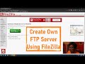 Build your own FTP server on Windows using FileZilla
