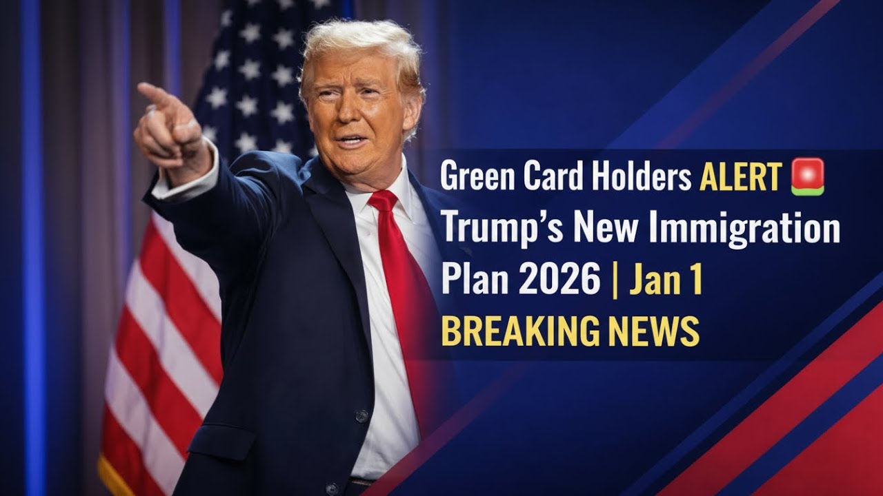Green Card Holders ALERT 🚨 Trump’s New Immigration Plan 2026  Jan 2 BREAKING NEWS