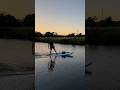 A quick glimpse of me riding the stand up paddleboard paddleboard sup boat
