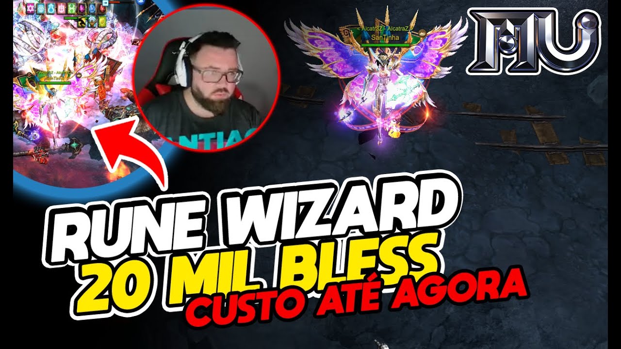 🔝😍 CRIEI UMA RUNE MAGE E UPEI POR 30 DIAS, COMO ELA FICOU? ITENS, BUILD E ETC | GLOBAL MU ONLINE