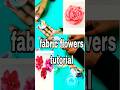 How to Make Fabric Flowers 🌸 | Easy DIY Flower Tutorial for Beginners