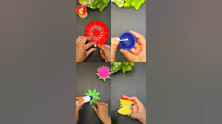 How to make All the DIY craft for diwali decor❤️✨ #shorts #aesthetic #decor #diwali #art #craft #diy