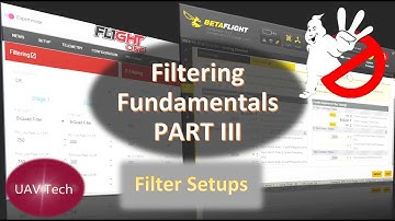 Betaflight & FlightOne: Filter Fundamentals Part III - Filter Setups