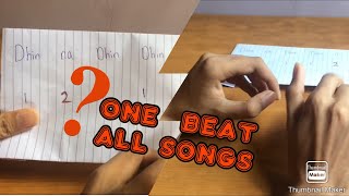 How to play any song on table | Beats on the table hindi songs | Easiest beats on table