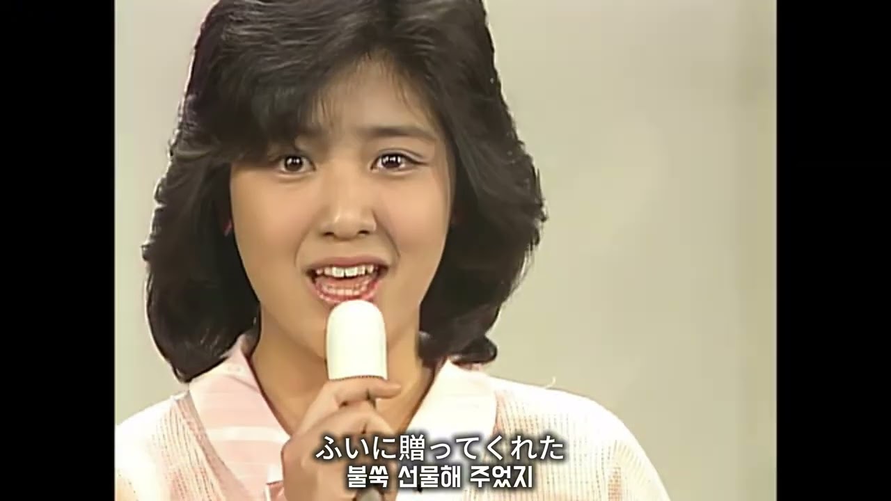 菊池桃子 卒業 LIVE (한글 자막) - YouTube