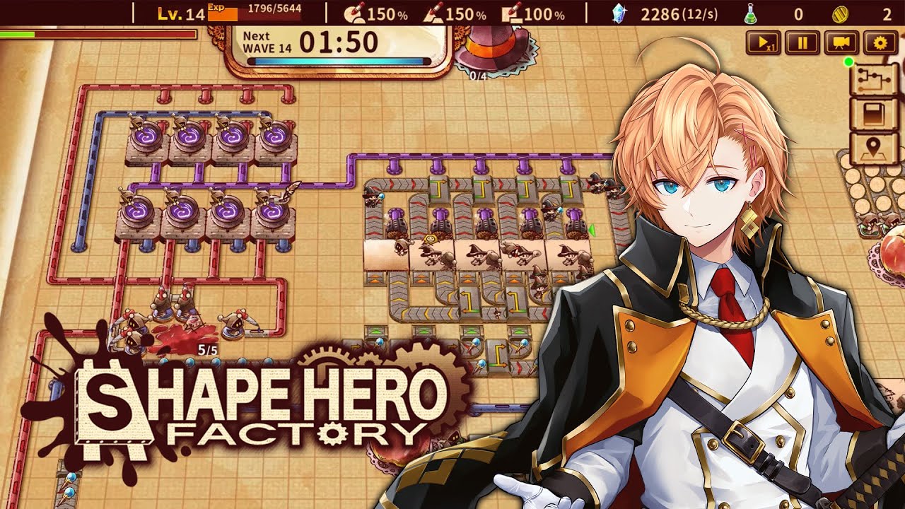 工場×ローグライクとかいう神ゲー間違いなしな新作ゲームをやる【ShapeHero Factory】
