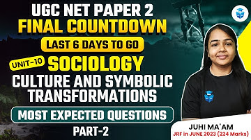 UGC NET Sociology | Culture & Symbolic Transformations Expected MCQ