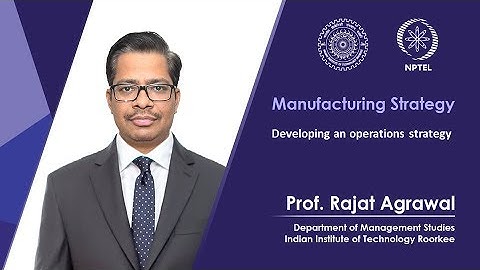 Developing an Operations Strategy