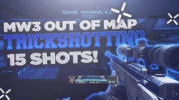 MW3 SHAKEPACKAGE ELEVATORS! w/ 15 SHOTS! (OUT OF MAP TRICKSHOTTING)
