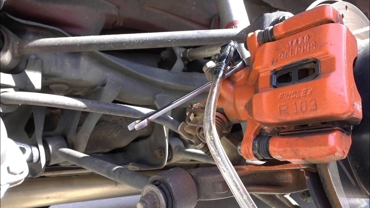 HOW TO BLEED BRAKES with a Manual Pump YouTube