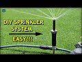 DIY ABOVE GROUND Sprinkler System (2020 UPDATE!)