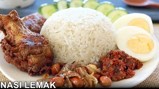 Nasi Lemak | The Complete Recipe | Malaysia National Dish