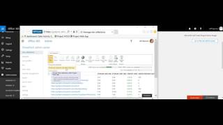 1   Setting up a new site collection in Project Online