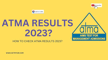 ATMA Results 2023 OUT!| How to download ATMA Results 2023?|GetMyUni #atma #atma2023 #atmaresults2023