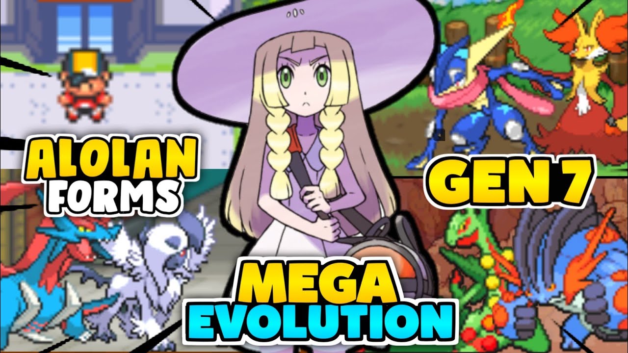 Top 5 Pokemon Sun and Moon GBA Rom Hack 2021 with Z Moves,Mega Evolution, Ultra Beast,Gen 7 Pokemon 