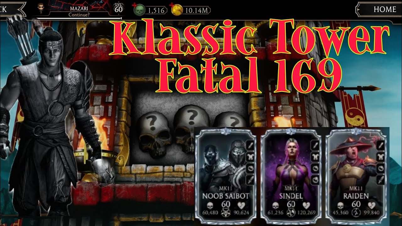 Klassic Tower Fatal 169 with Gold team | Talent tree and equipments
