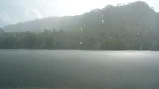 Tropical Rainstorm In Pohnpei Micronesia