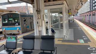 205系普通京都行きと201系回送　奈良駅にて