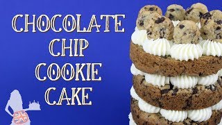 Step by tutorial for the ultimate chocolate chip cookie cake! i go
over my recipe cookies (which you can find at www.britishgirlbakes...