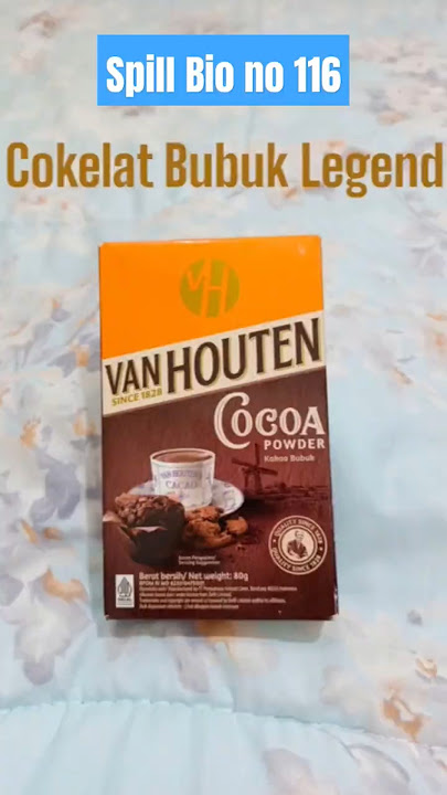 Review Van Houten Cocoa Powder coklat bubuk yg cocok untuk membuat minuman coklat atau kue #shorts
