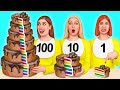 100 Layers of Food Challenge | Crazy Challenge by Multi DO Challenge