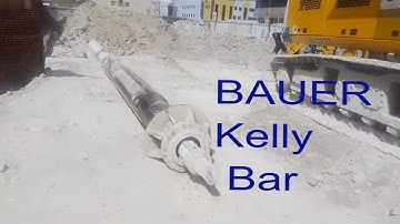 Amazing BAUER BG 25- 28 Kelly Bar Rotary Drilling Ring JGS TOM WORKSHOP