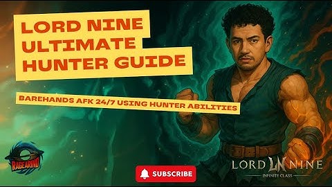 Ultimate Hunter Guide! Bare hands main