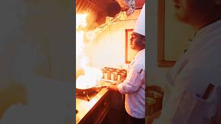 garlic green chilli Tadka ki fire 🔥🔥🔥2023 #shortvideo #youtubeshort #howtomake #wok #fire