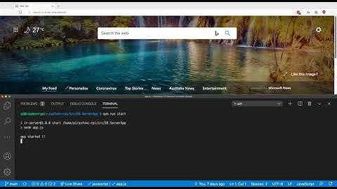 Raspberry PI Remote Controller via node.js API