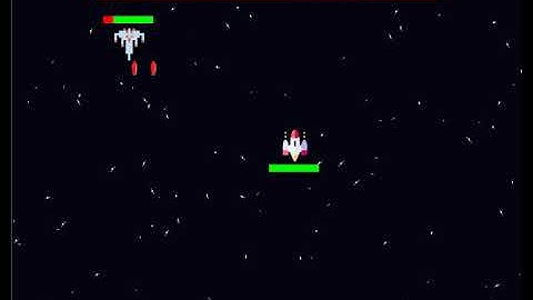 Python: War in Space 2D (with particle effects)