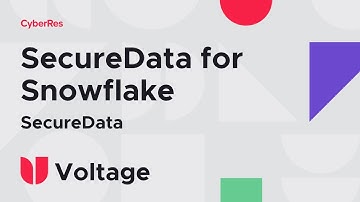 Snowflake + Voltage SecureData Demo