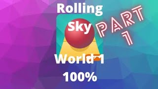 Rolling Sky 100% Playthrough: World 1- Part 1