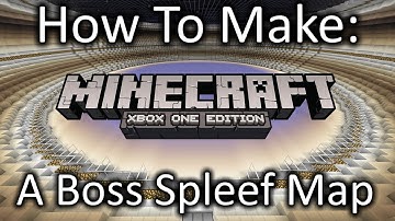 Minecrraft - How To Make A Boss Spleef Map