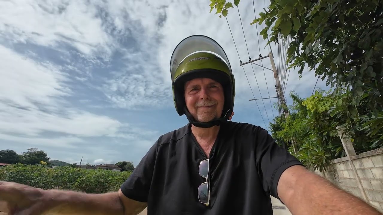 Huai Chak Nok Lake tour by motorcycle – July 2025 rainy season in Pattaya