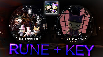 Tower Heroes How To Get Halloween Spotlight Rune + Key [The Man and His Manor + The Outdoors Badges]