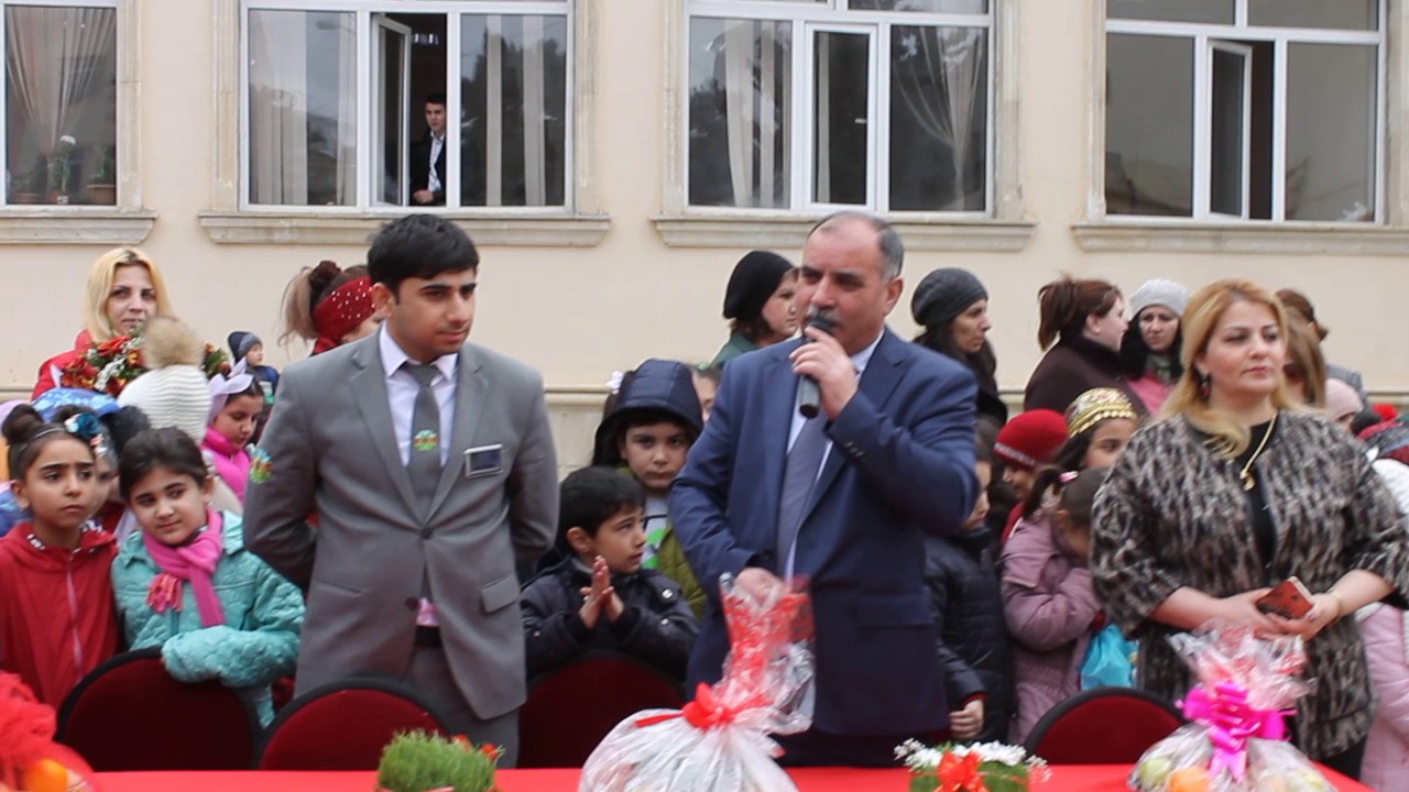 211 sayli orta mektebde Novruz bayrami tedbiri