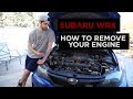 How to Remove a Subaru WRX engine part 1