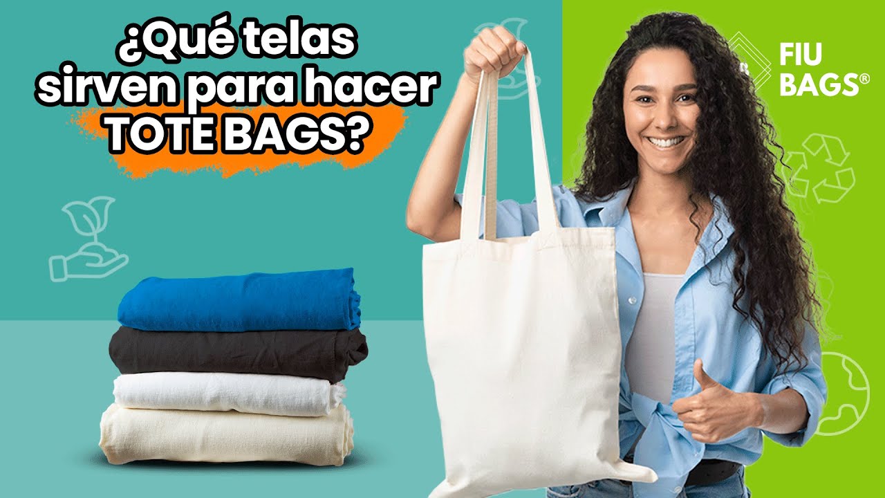 Qué telas se usan para totebags? 