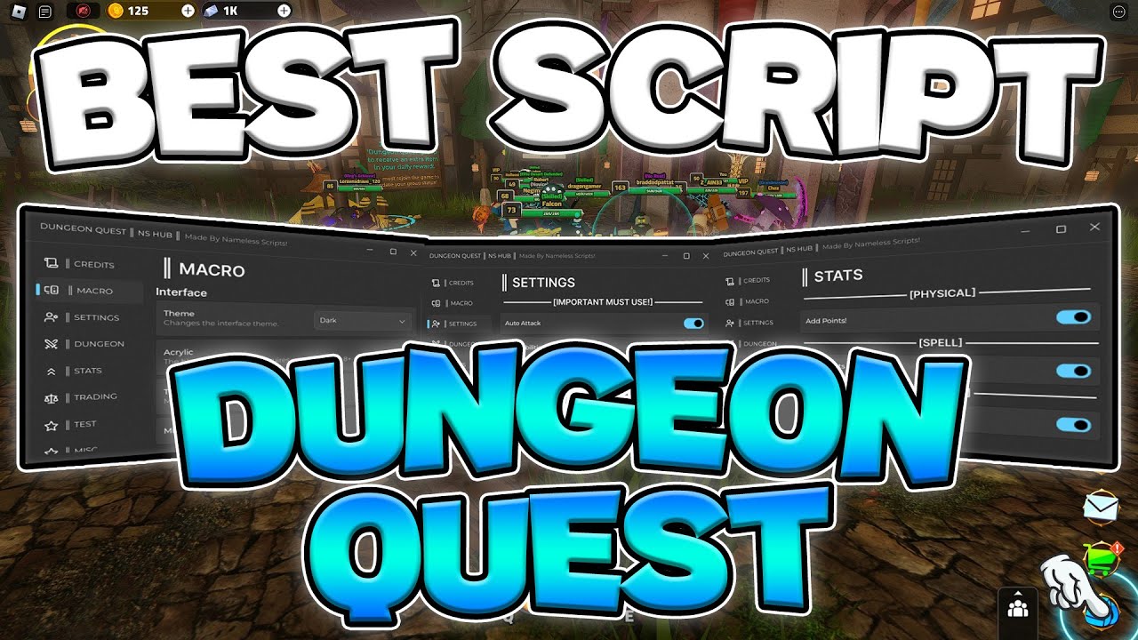 [UPDATED] OP New Dungeon Quest Script! | Auto Farm, Greg Farm - YouTube