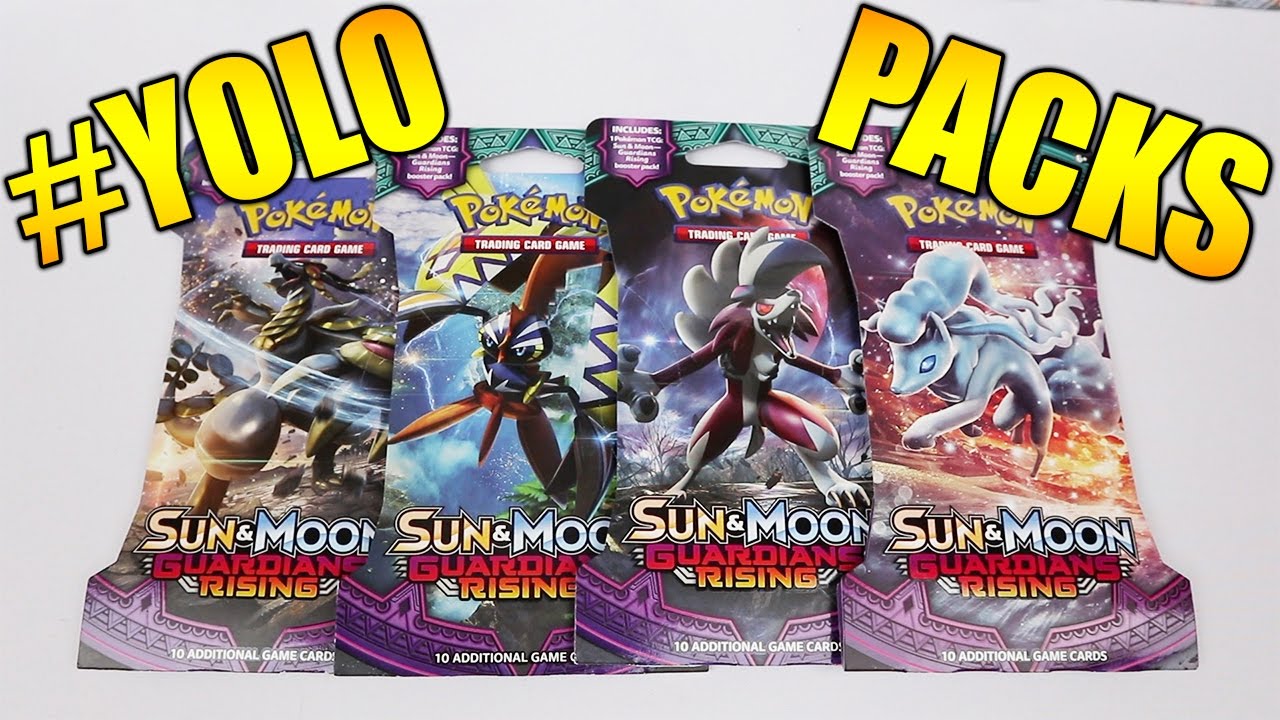 YOLO POKEMON PACKS Guardians Rising Battle w/ JordanJapan 😜