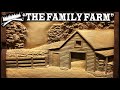FARM COUNTRY LANDSCAPE WOODCARVING -"THE FAMILY FARM" - Relief Wood Carving A Barn & Rolling Fields