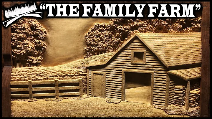Relief Carving a Farm Country Scene - "The Family Farm"