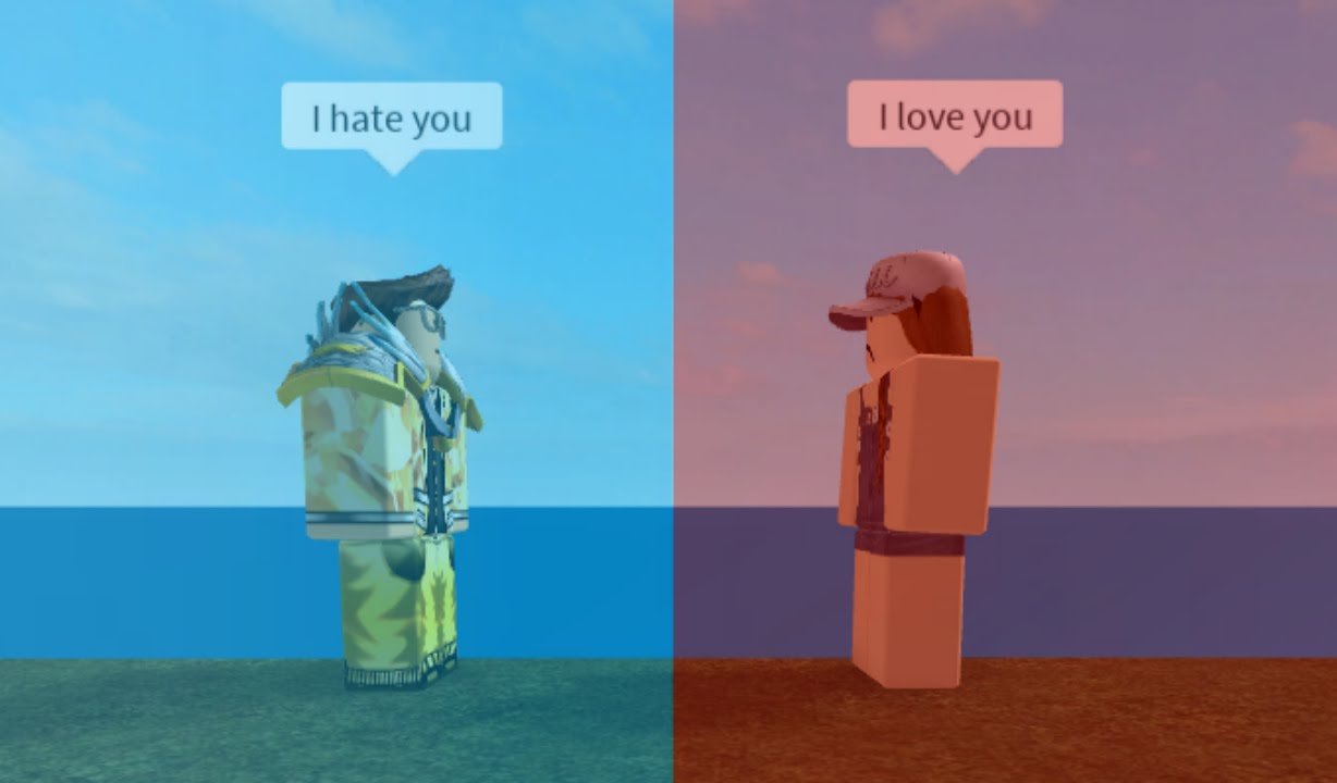 I Hate You I Love You Roblox Music Video Youtube - someone you loved roblox music video