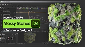 Creating mossy stones tutorial in the Substance Designer