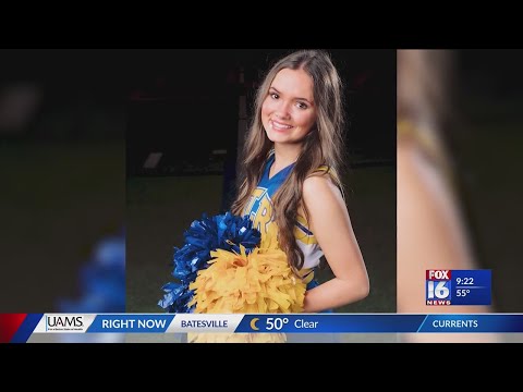 Family and friends mourn sudden death of North Little Rock High School cheerleader