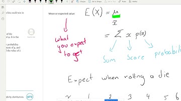 Year 11 Mathematics Advanced Maths in Focus Ex 12:03 Expected value or mean