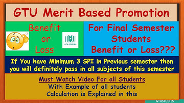 GTU Decision of Promotion and Exam--Benefit or Loss?? Must Watch video for All students